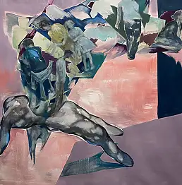Olena Shtepura, Der Traum, Ölbild - Leinwand, 170 x 150