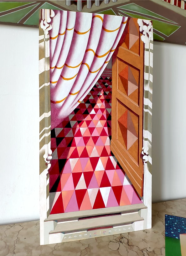 federico cortese - The entrance of the church