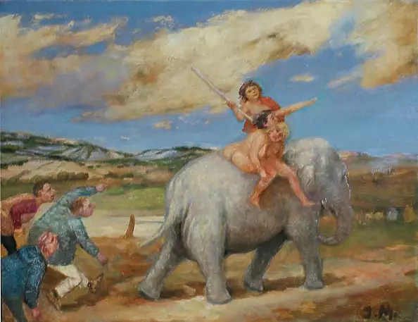 Jarosław Miklasiewicz - Escape virgins on the elephant