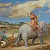 Jarosław Miklasiewicz - Flucht Jungfrauen auf dem Elefanten
