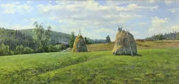 Wojciech Górecki - Stogi siana w Czapielsku