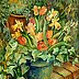 Urszula Nieborak - Daffodils and ivy II
