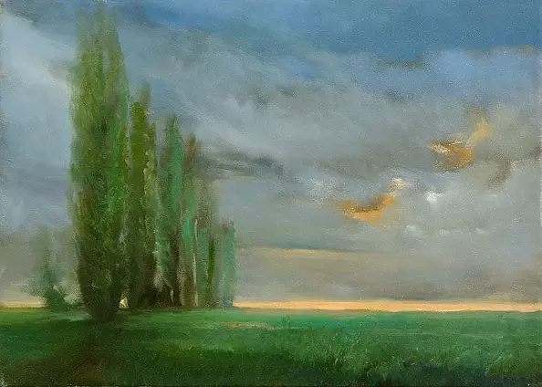 Jacek Maślankiewicz - Topole na polu