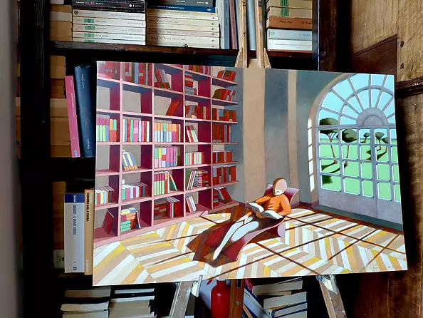 federico cortese - The reading room
