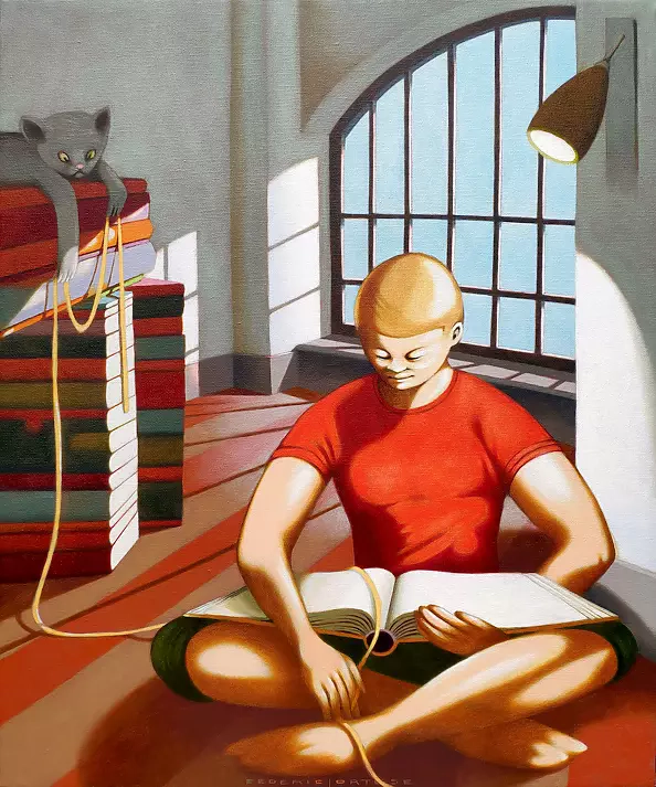 federico cortese - The reading room