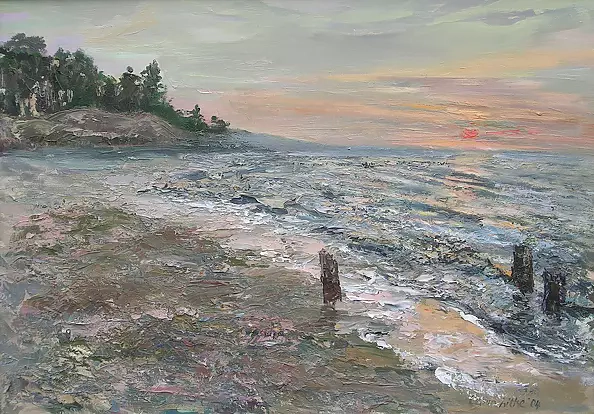 Celina Litke - Pejzaż morski I