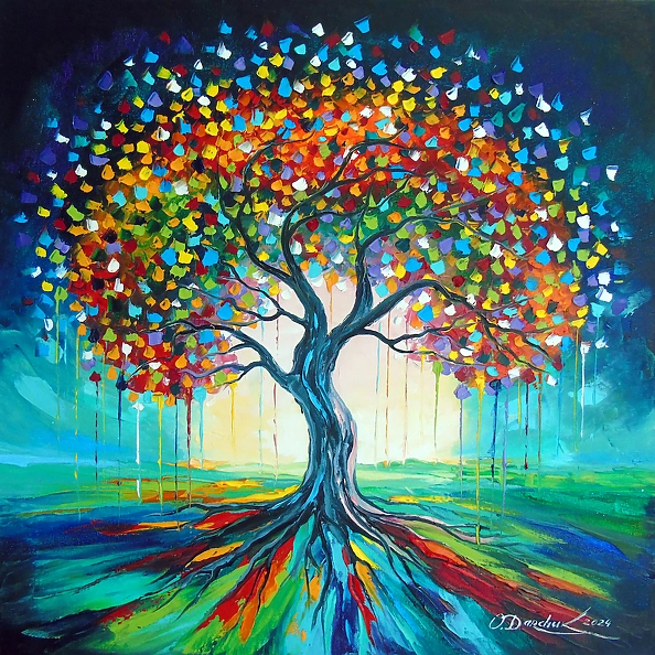 Olha Darchuk - The tree of life with its own history