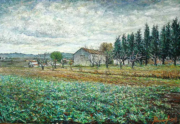 Fabio Masciangelo - Wieś, efekt zimy