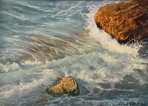   - Water and rocks