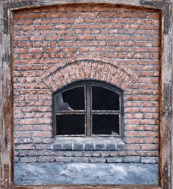 Jan Bembenista - Window with Nikiszowiec