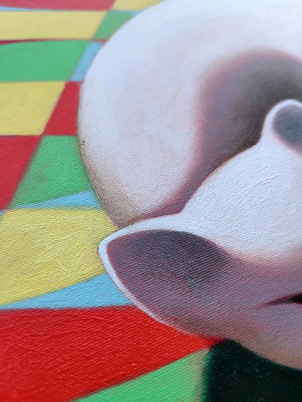 federico cortese - Three cats and three pigeons