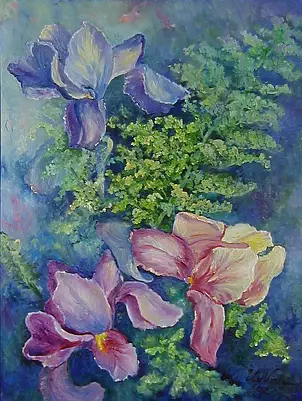 Urszula Nieborak - three irises