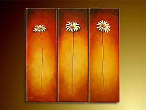 Ewa Gawlik - Trzy Margaretki - tryptyk