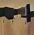 Mariusz Makuła, Ombre della città, Quadro a olio - tela, 20 x 25