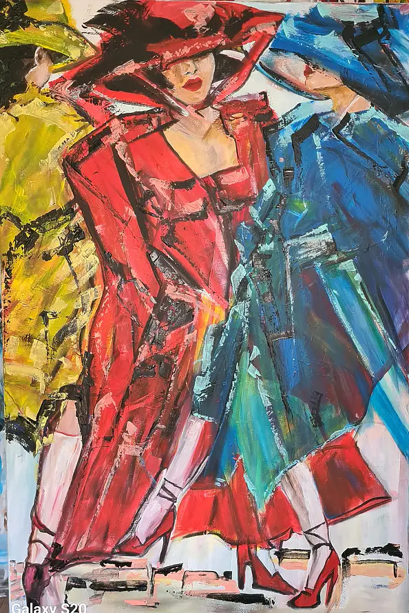 małgorzata machynia, To znaczy być, Obraz akrylowy - płótno, 100 x 150