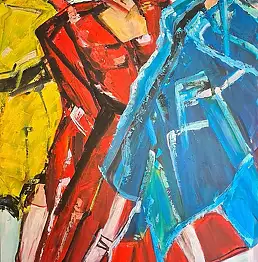 małgorzata machynia, To znaczy być, Obraz akrylowy - płótno, 100 x 150