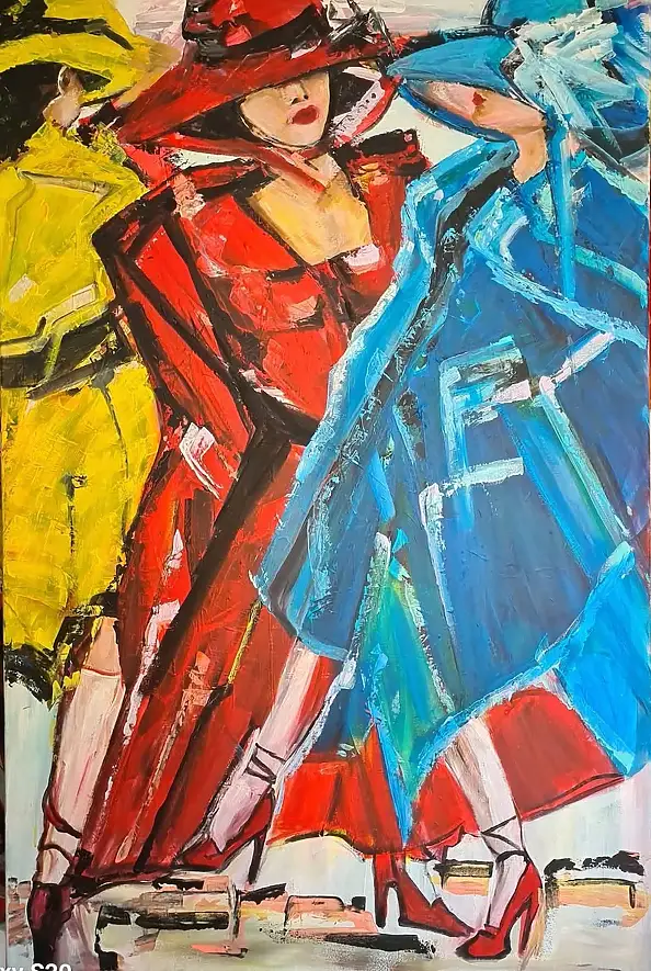 małgorzata machynia, To znaczy być, Obraz akrylowy - płótno, 100 x 150