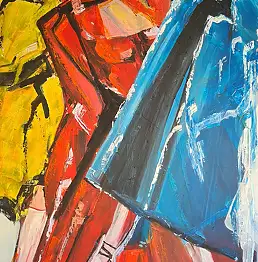 małgorzata machynia, To znaczy być, Obraz akrylowy - płótno, 100 x 150