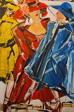 małgorzata machynia, To znaczy być, Acrylic painting - canvas, 100 x 150