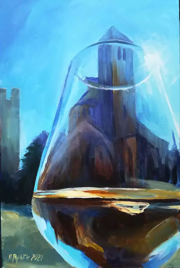 Renata Rychlik - Toast at Castell'Arquato