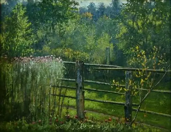 Wojciech Górecki - Autumn garden at Tolka
