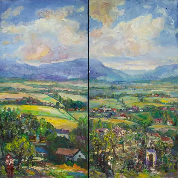 Maria Dziopak - Tomice - dyptyk