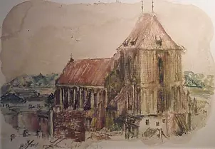 Jacek Kamiński - Торунь-собора ss.Janów- вид из города