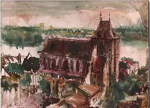 Jacek Kamiński - Toruń-Kathedrale ss.Janów- Blick vom Turm des Rathauses