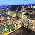 Krystyna Mościszko, Torun, acrylic on canvas 70x50x1 cm, Acrylic painting - canvas, 70 x 50