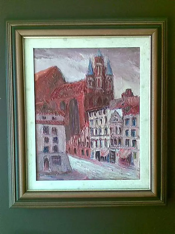 Jacek Kamiński - Torun - gothic church of the Virgin Mary and houses