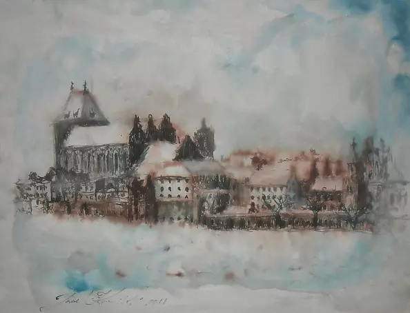 Jacek Kamiński - Toruń-panorama Winter