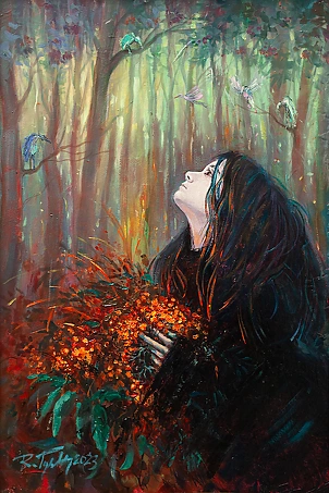 Ryszard Tyszkiewicz - Tosia and mountain ash