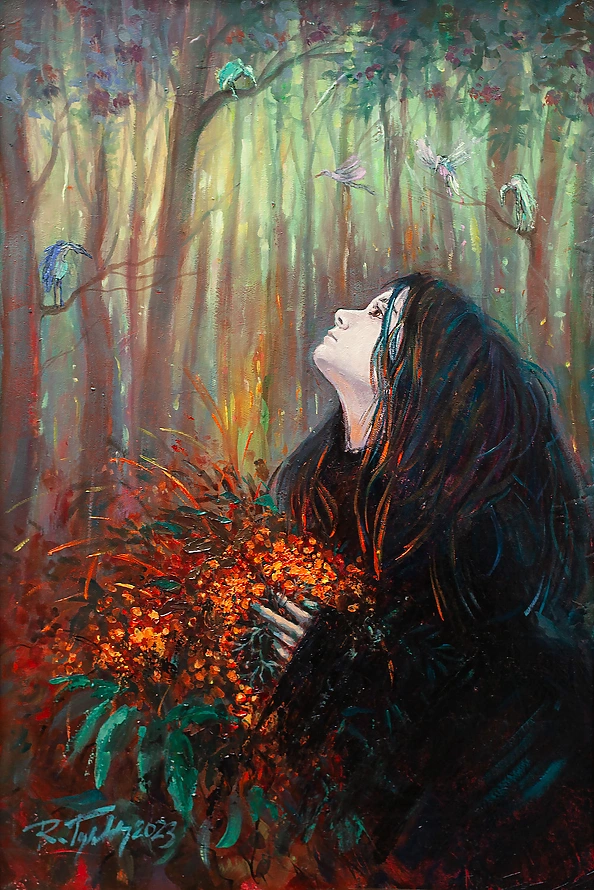 Ryszard Tyszkiewicz - Tosia and mountain ash