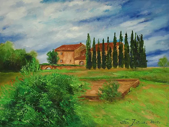 Ewa Jabłońska - 'Toskański dom'- z serii'Toskania inaczej'