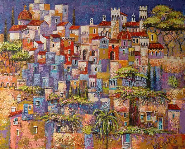 Maciej Urbaniak - Tuscan town II