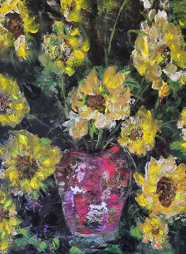 Ewa Mościszko, Toskanskie wspomnienia, Obraz akrylowy - płótno, 55 x 75
