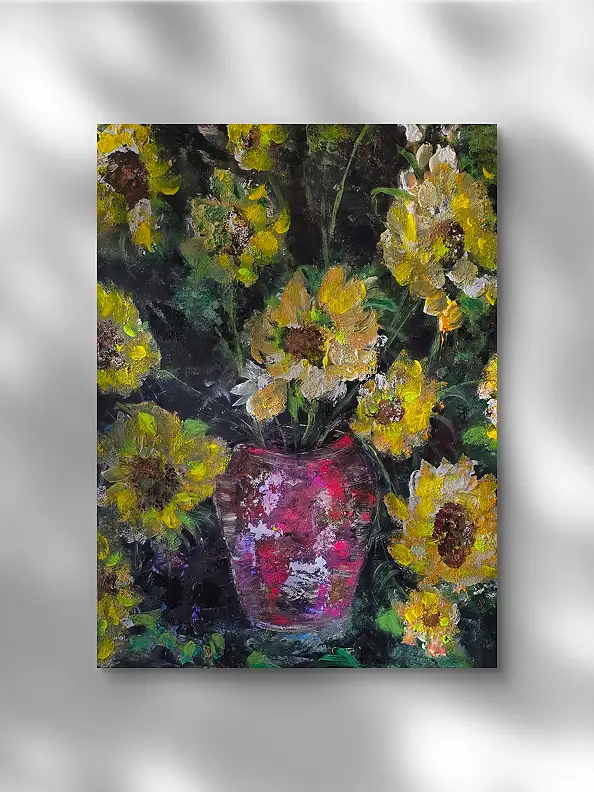 Ewa Mościszko, Toskanskie wspomnienia, Obraz akrylowy - płótno, 55 x 75