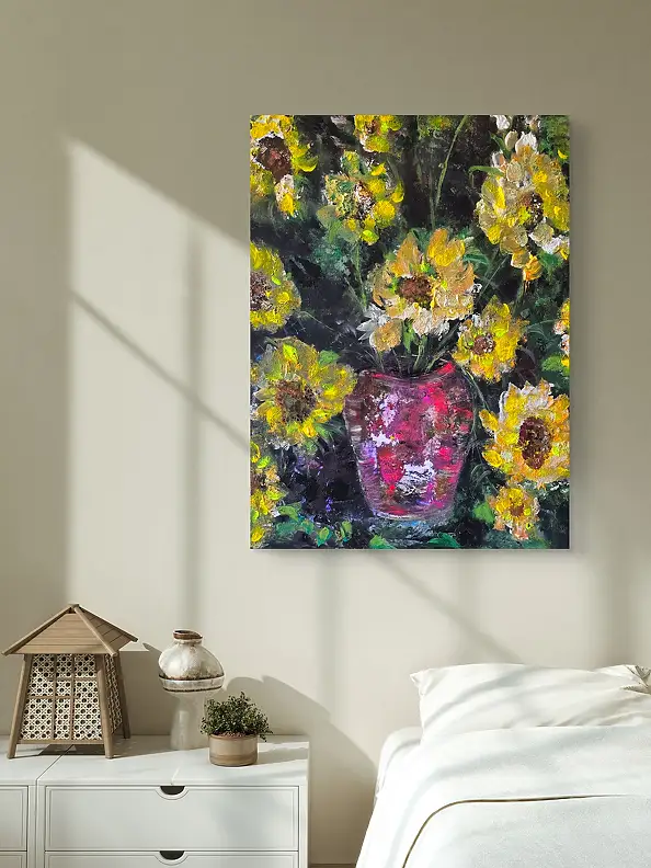 Ewa Mościszko, Toskanskie wspomnienia, Obraz akrylowy - płótno, 55 x 75