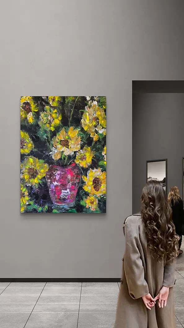 Ewa Mościszko, Toskanskie wspomnienia, Obraz akrylowy - płótno, 55 x 75