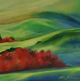 Ewa Jabłońska - "Tuscan hills" from the series "Tuscany differently"