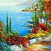 Olha Darchuk - Town by the sea