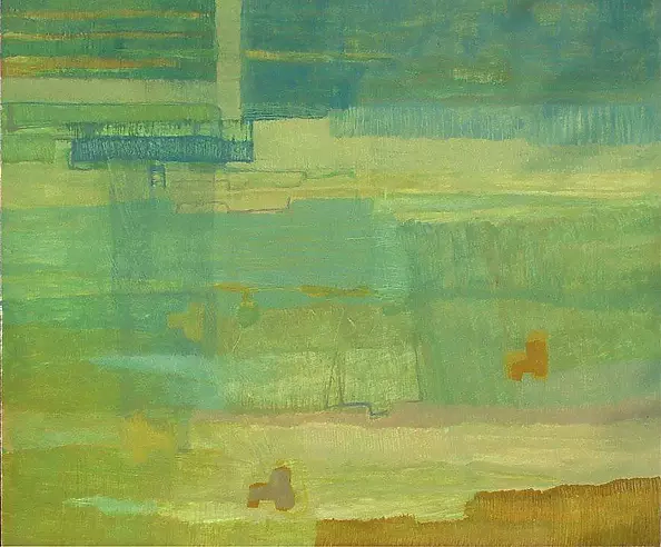 Anna Sąsiadek - Traktorki | Olej na płycie | 80×67 cm | Rama metalowa srebrna