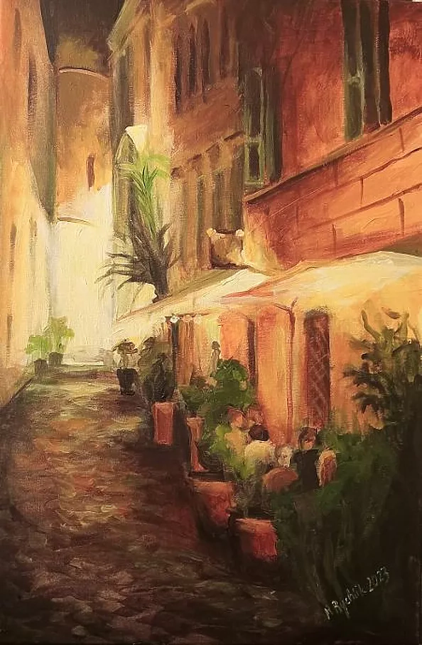 Renata Rychlik - Trastevere at night