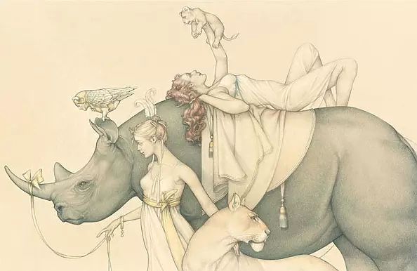 Michael Parkes - Traveling Circus