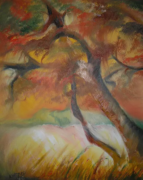 Anna Wojszel - Drzewa IIa dyptyk