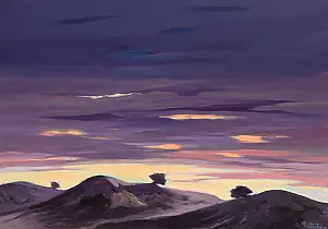 Salvatore Fratantonio - Trees at sunset