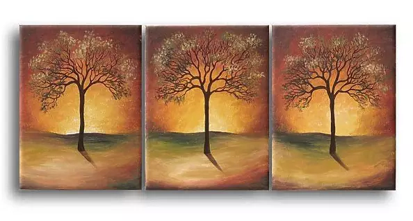 Ewa Gawlik - Trees at sunset