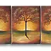 Ewa Gawlik - Les arbres au coucher du soleil