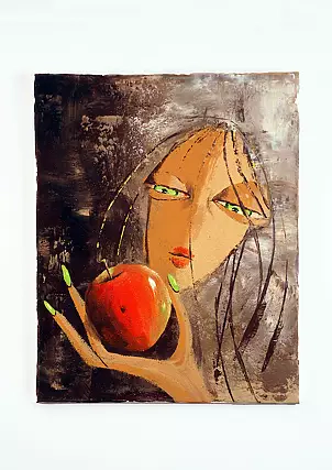 Romana Klinkosz - Beschritt mit Apfel