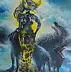 barbara Dybala, Trophies, Oil painting - canvas, 60 x 80